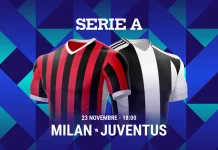 Pronostico Milan Juventus Tredicesima Giornata Serie A 2024-2025