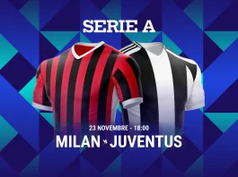 Pronostico Milan Juventus Tredicesima Giornata Serie A 2024-2025