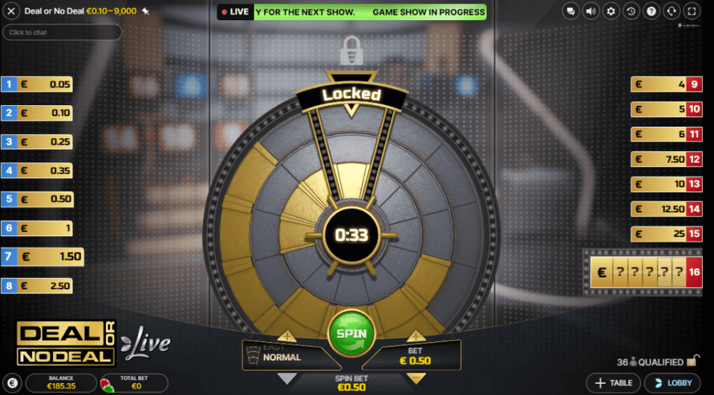 Deal or No Deal Evolution Gaming Casino Live Marathonbet