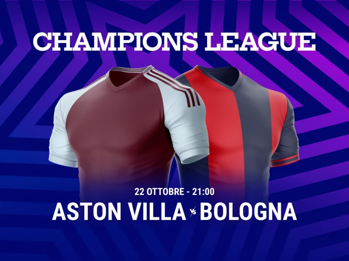 Pronostico Aston Villa Bologna Champions League