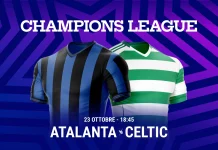 Pronostico Atalanta Celtic Champions League 2024 - 2025