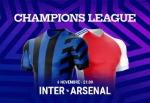 Pronostico Inter Arsenal Champions League 2024-2025