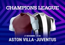 Pronostico Aston Villa - Juventus Quinta Giornata Champions League 2024-2025