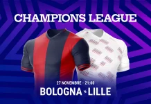 Pronostico Bologna - Lille Quinta Giornata Champions League 2024-2025