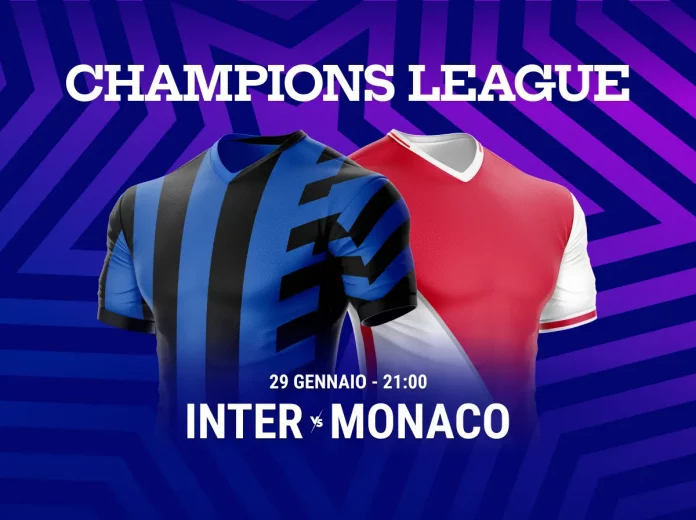 Pronostico Inter Monaco Ottava Giornata Champions League 2024-2025