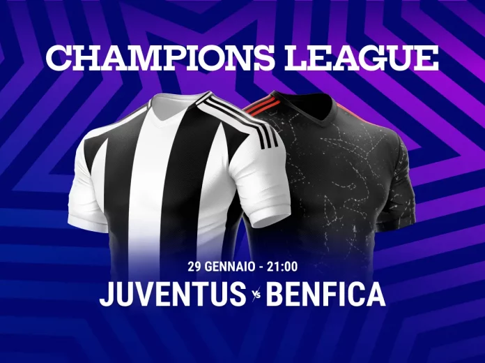 Pronostico Juventus Benfica Ottava Giornata Champions League 2024-2025