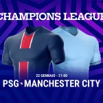 Pronostico Paris Saint-Germain Manchester City Settima Giornata Champions League 2024-2025