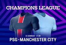 Pronostico Paris Saint-Germain Manchester City Settima Giornata Champions League 2024-2025