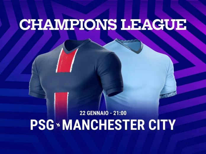 Pronostico Paris Saint-Germain Manchester City Settima Giornata Champions League 2024-2025