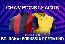 Pronostico Bologna Borussia Dortmund Settima Giornata Champions League 2024-2025