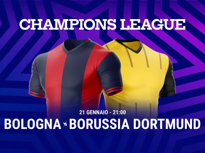 Pronostico Bologna Borussia Dortmund Settima Giornata Champions League 2024-2025