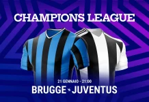 Pronostico Brugge Juventus Settima Giornata Champions League 2024-2025