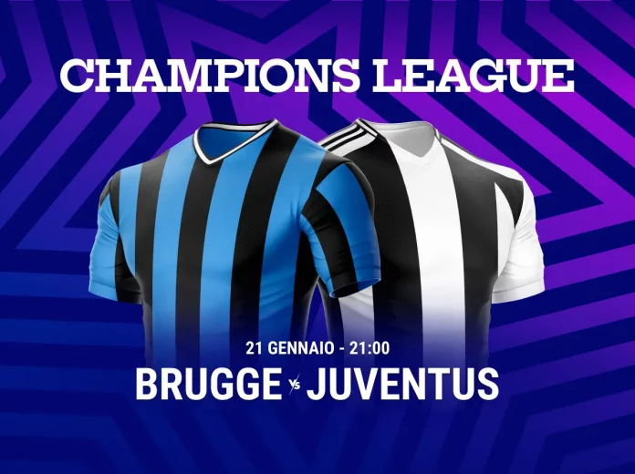 Pronostico Brugge Juventus Settima Giornata Champions League 2024-2025