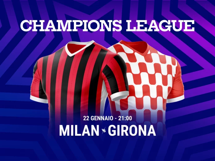 Pronostico Milan Girona Settima Giornata Champions League 2024-2025