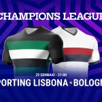 Pronostico Sporting Lisbona Bologna Ottava Giornata Champions League 2024-2025