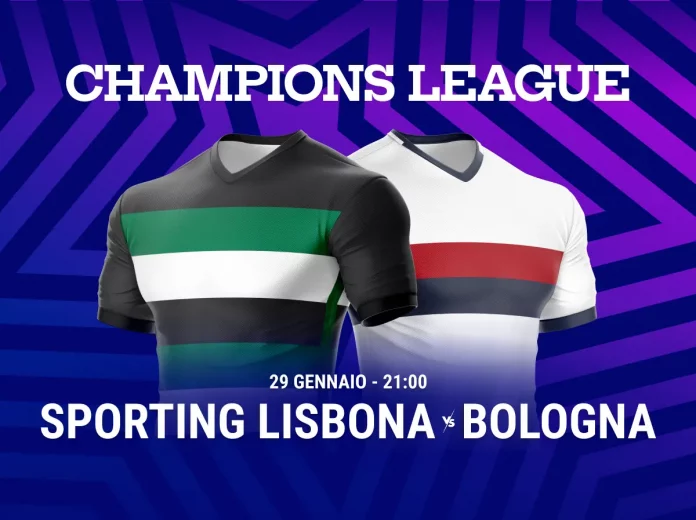 Pronostico Sporting Lisbona Bologna Ottava Giornata Champions League 2024-2025