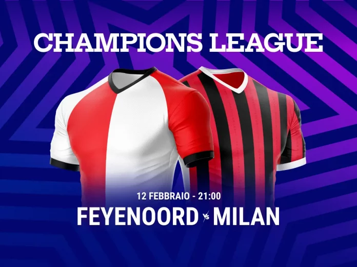 Pronostici Playoff Champions League 2024 2025 Feyenoord Milan