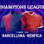 Pronostico Barcellona Benfica Ottavi di Finale Champions League 2024 2025