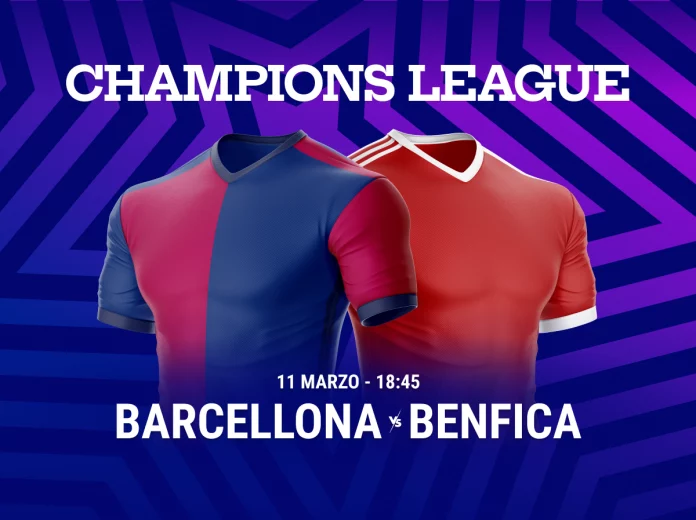 Pronostico Barcellona Benfica Ottavi di Finale Champions League 2024 2025